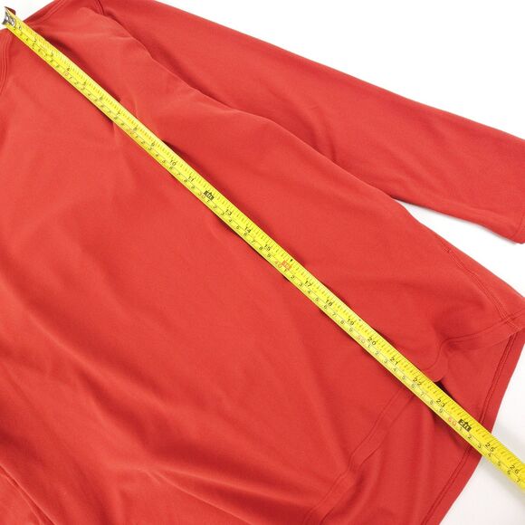 Lululemon Athletica Red Long Sleeve Tee - Picture 3 of 6